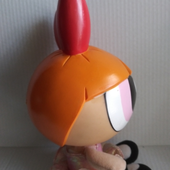 Power Puff Girls Blossom Doll Cartoon Network 12” plastic head and plush body - Picture 14 of 16